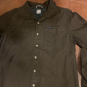 Brown Columbia Vent Back Shirt